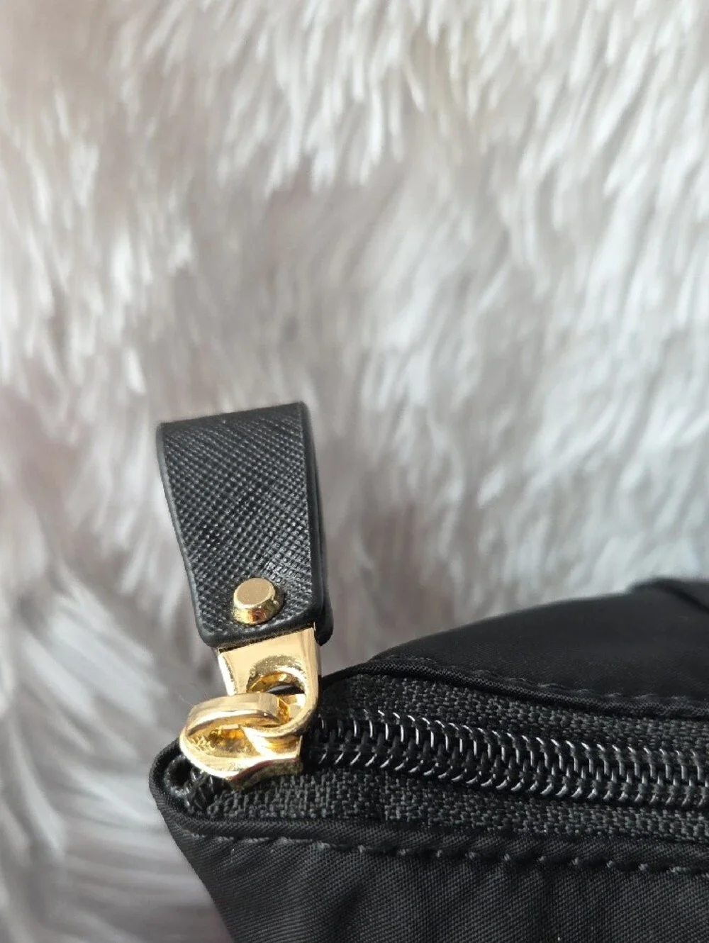 Michael Kors Black Tote Bag with Gold Hardware